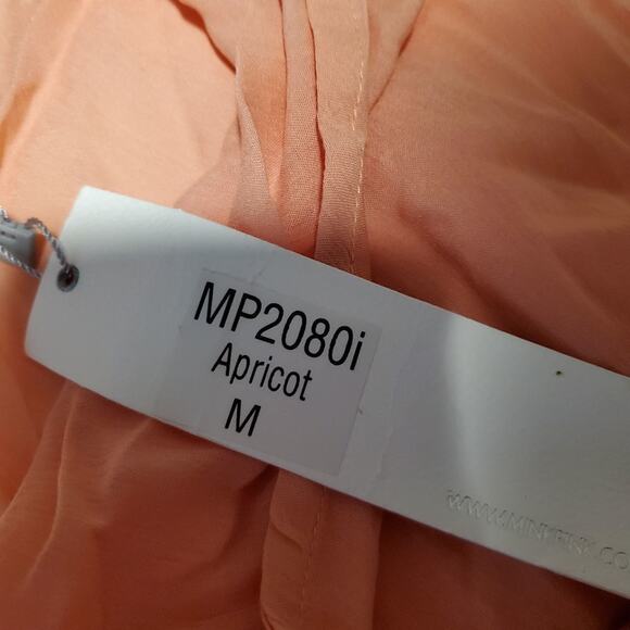 𝅺Minkpink medium women's peach crop top new with tags - Picture 7 of 7